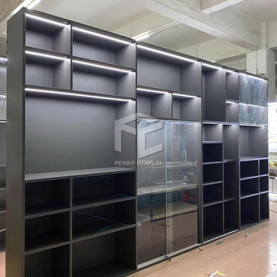 ODM Museum Display Showcase 20mm Thick MDF Museum Display Cabinet